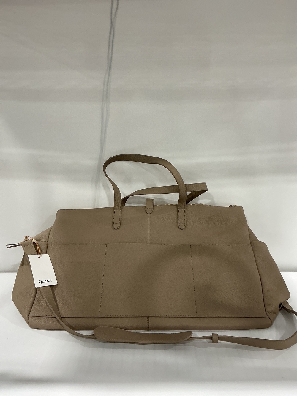 Italian Leather Triple Compartment Weekender